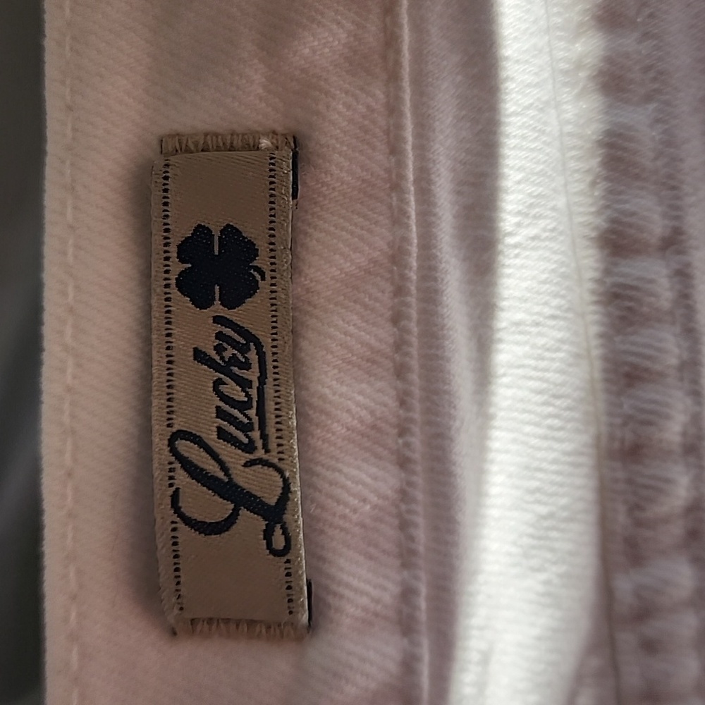 Lucky Brand Women's Cropped White Jeans - Picture 3 of 4